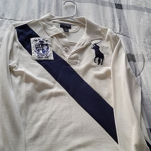 Boys polo long-sleeved shirt